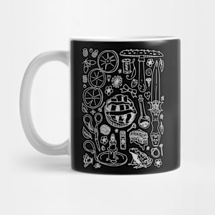 "Cottagecore Treasures" Cozy Witch Doodles Mug